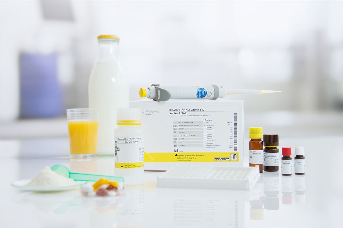 Teste ELISA para Quantificação de Vitamina B12 – RIDASCREEN®FAST Vitamin B12 Art. No. R2103