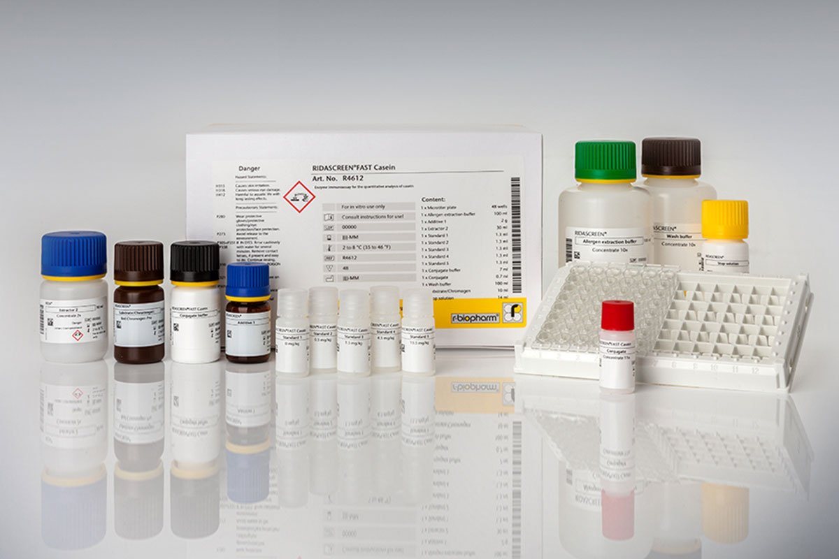Teste ELISA para Detecção de Caseína em Alimentos – RIDASCREEN®FAST Casein Art. No. R4612