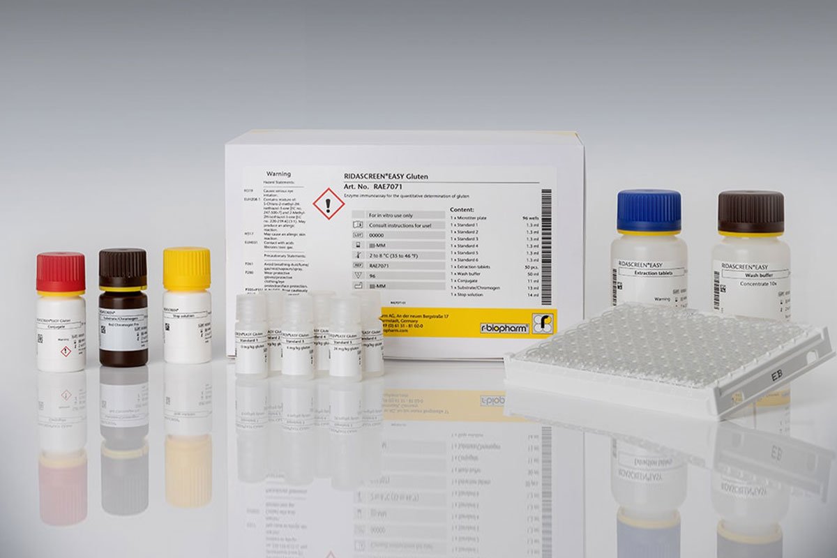 Teste ELISA Rápido para Detecção de Glúten em Alimentos – RIDASCREEN®EASY Gluten Art. No. RAE7071