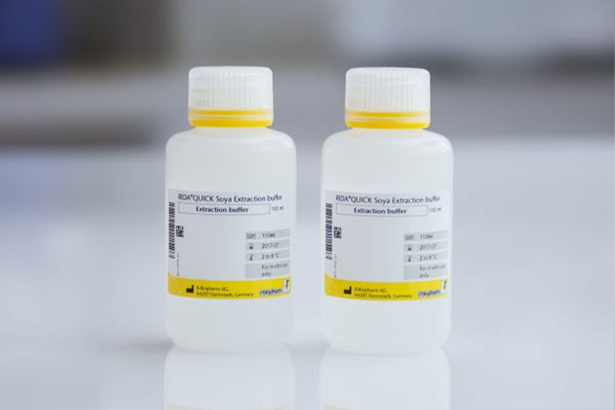 Tampão de Extração para Detecção de Soja – RIDA®QUICK Soya Extraction Buffer Art. No. R7113