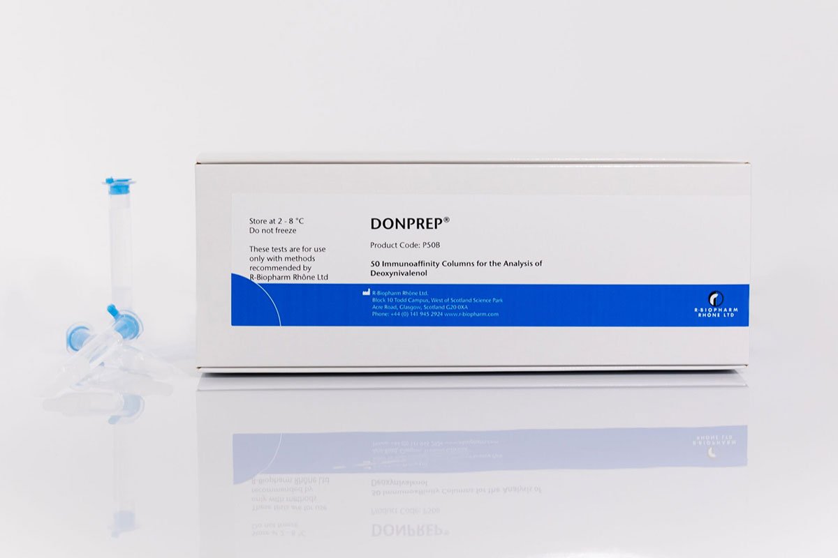 Coluna de Imunoafinidade para Deoxinivalenol (DON) – DONPREP® Art. No. RBRP50 / RBRP50B