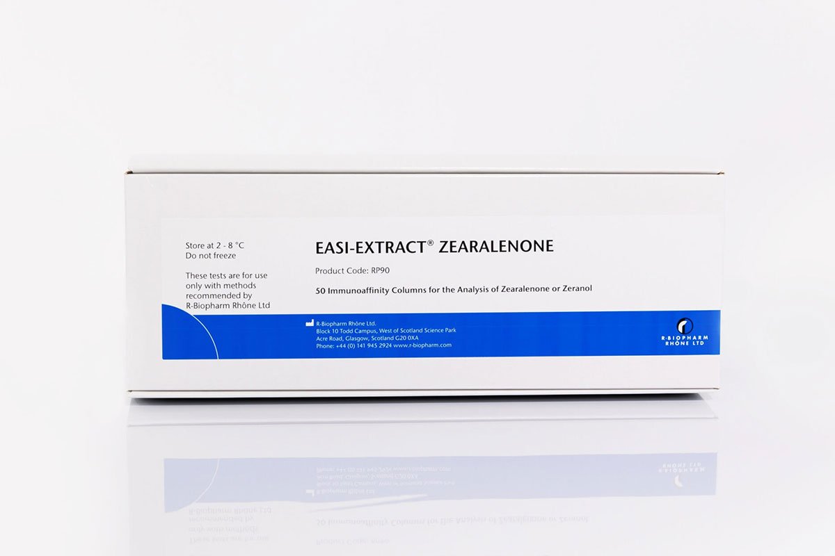 Coluna de Imunoafinidade para Zearalenona – EASI-EXTRACT® ZEARALENONE Art. No. RBRRP91 / RBRRP90