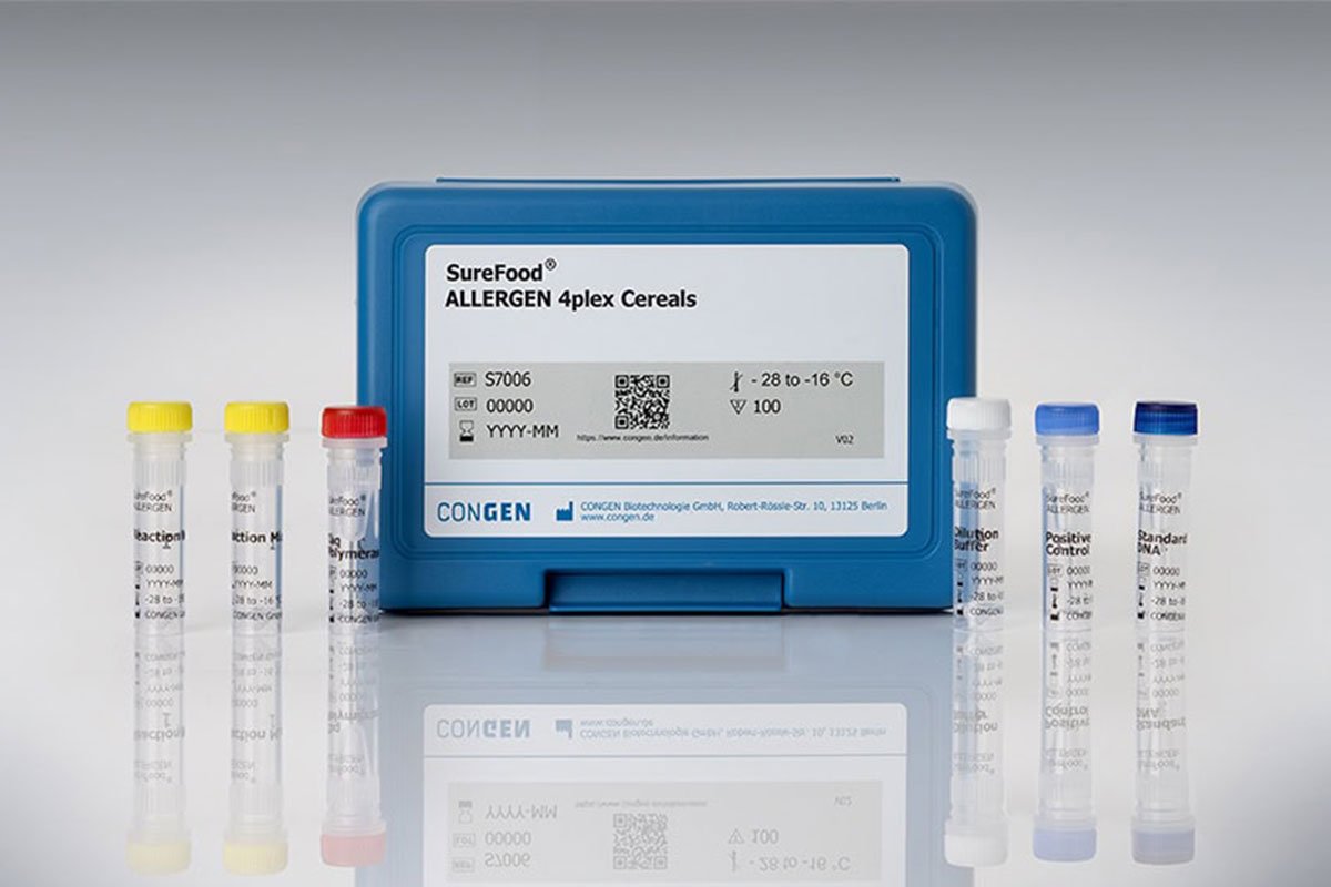 PCR Multiplex para Detecção de Trigo, Cevada e Centeio – SureFood® ALLERGEN 4plex Cereals Art. No. S7006