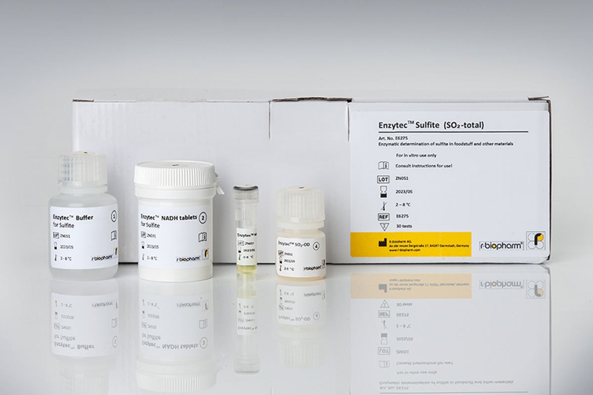 Teste Enzimático para Determinação de Sulfito Total (SO₂) – Enzytec™ Generic Art. No. E6275